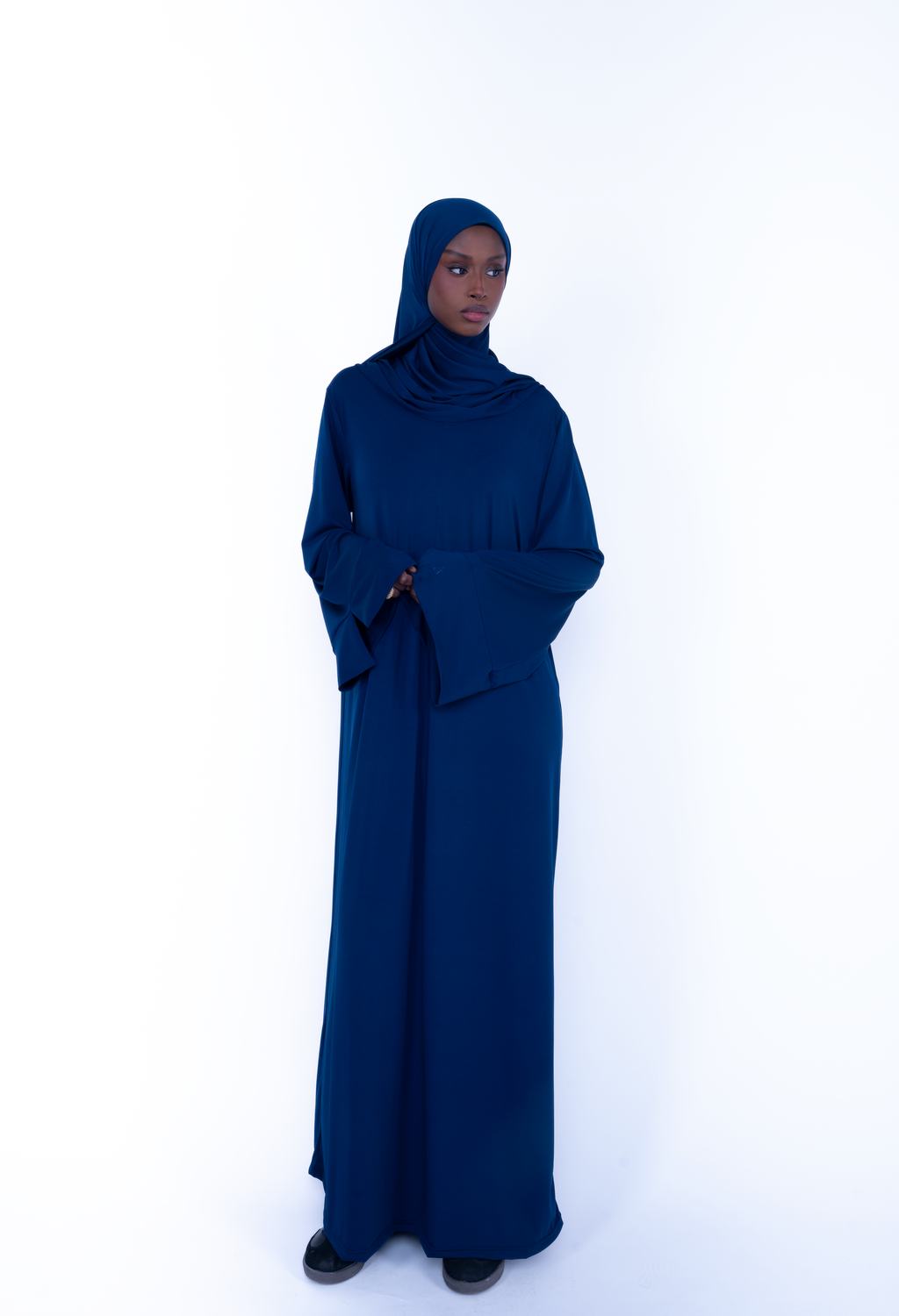 Blue night jersey Abaya