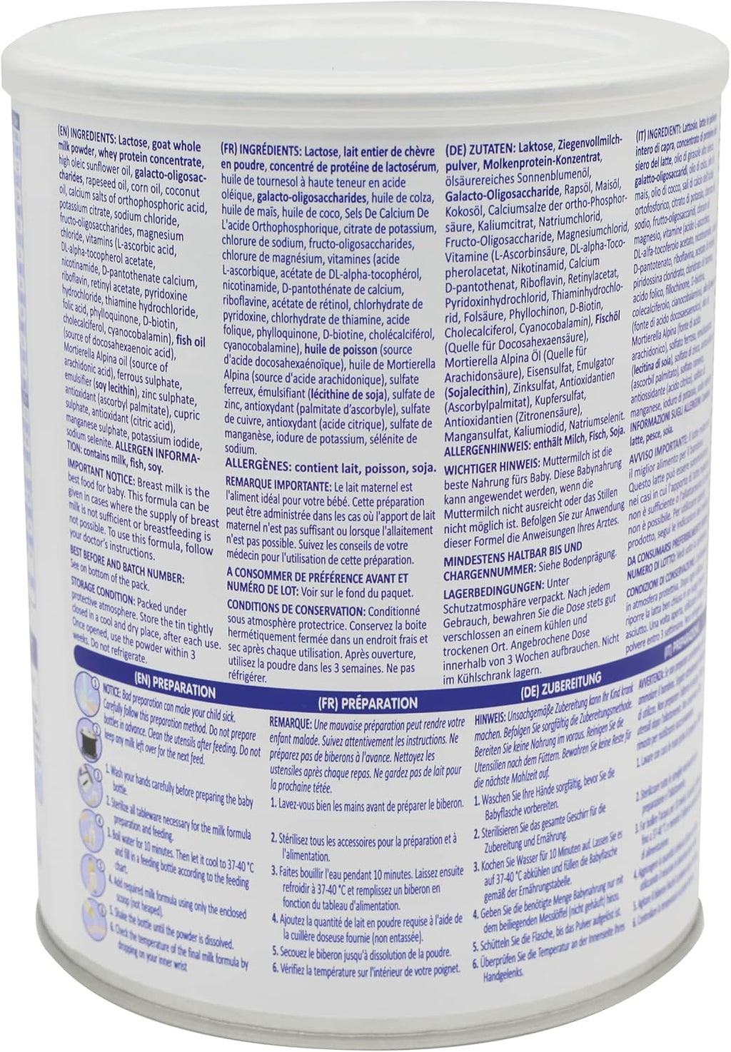 Danalac Goat Milk Growing Up Formula Stage 3 - 800g (Pack of 3)